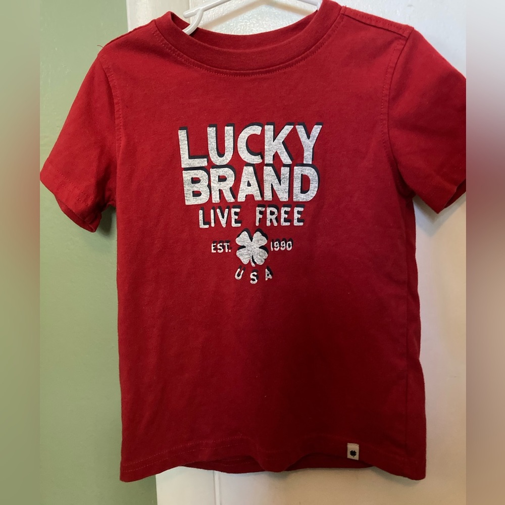 Boys Lucky Brand Short Sleeve Shirt 4T